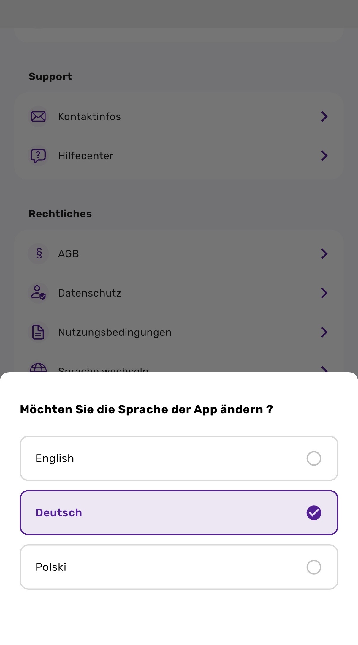 Wybierz język