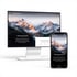 Mockup für eine Webseite Mobil und am Bildschirm