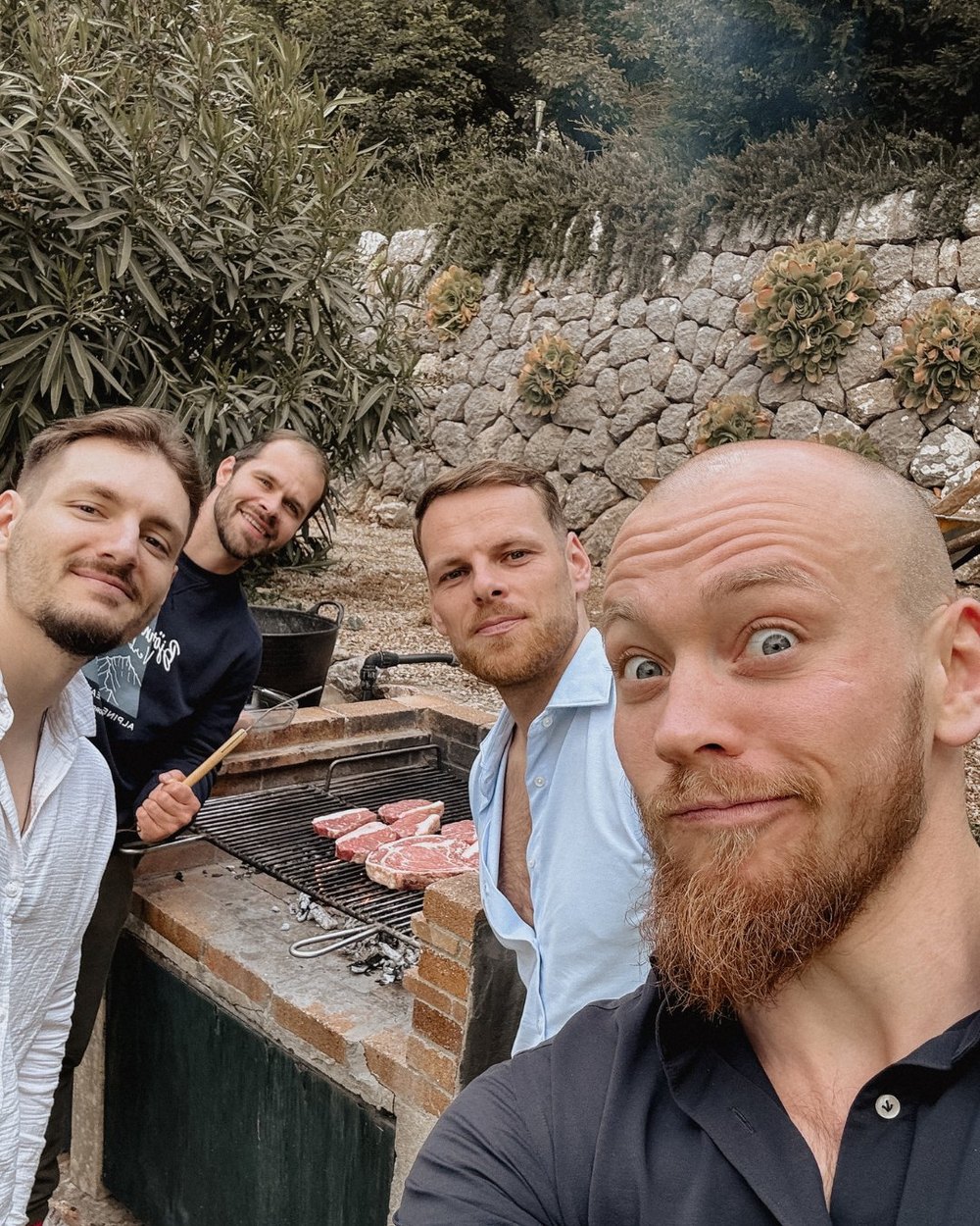 Selfie am Grill