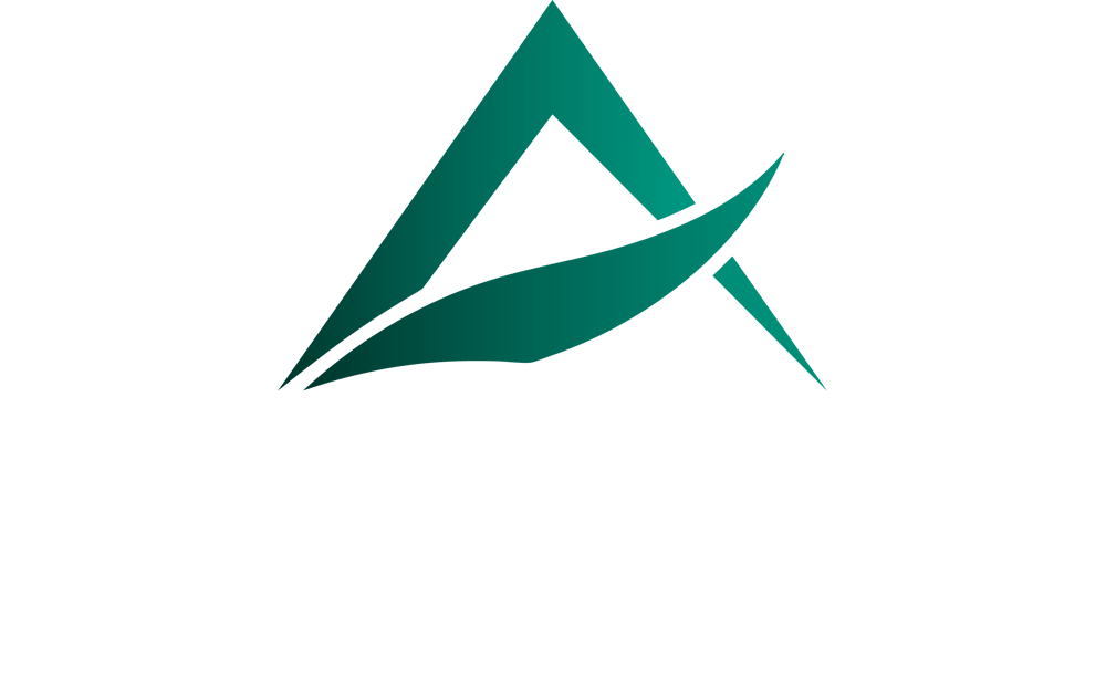 Das Logo der Cura Group zeigt einen stilisierten Buchstaben A in Türkis über dem weißen Text "Cura Group".