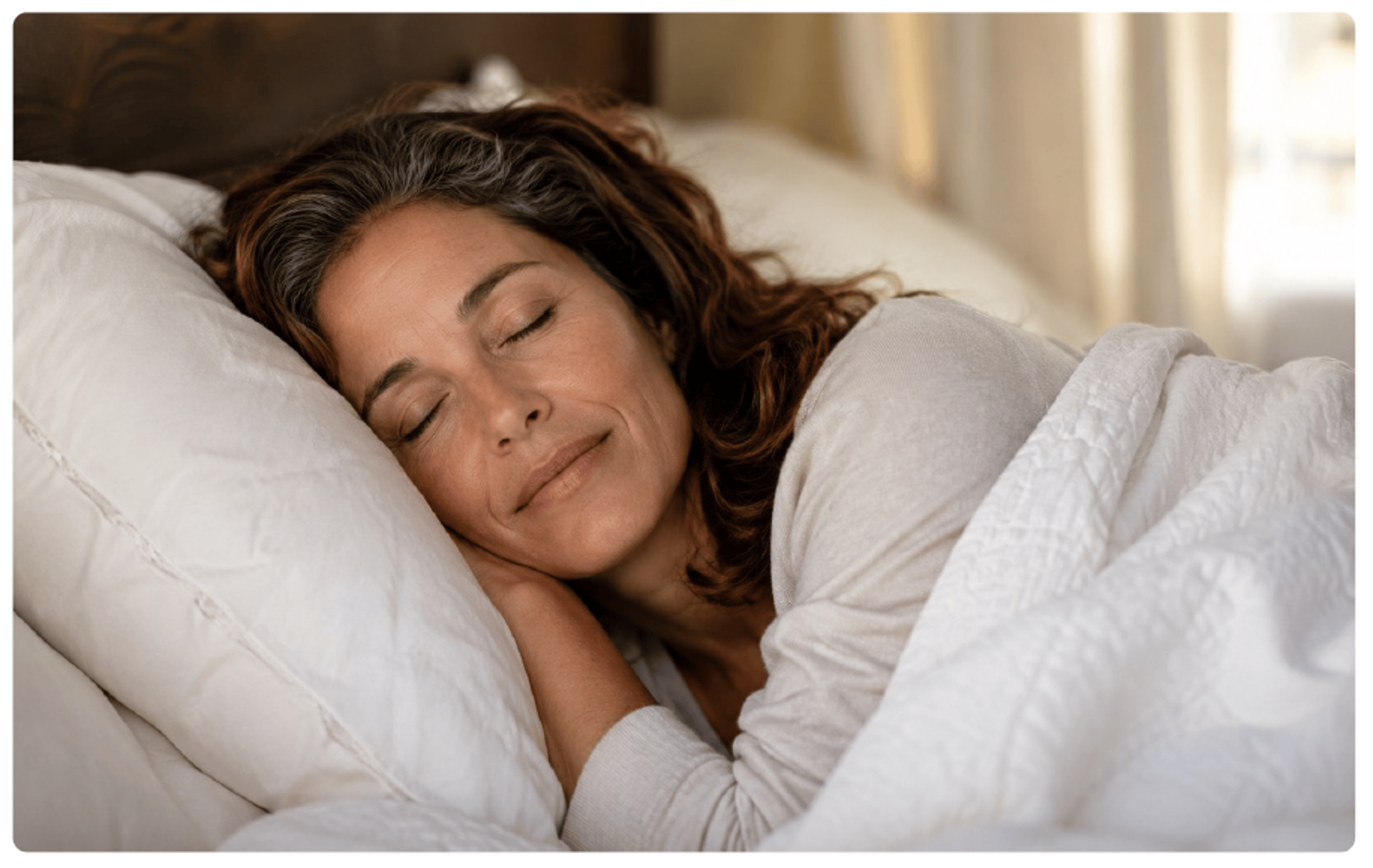 Woman sleeping peacefully