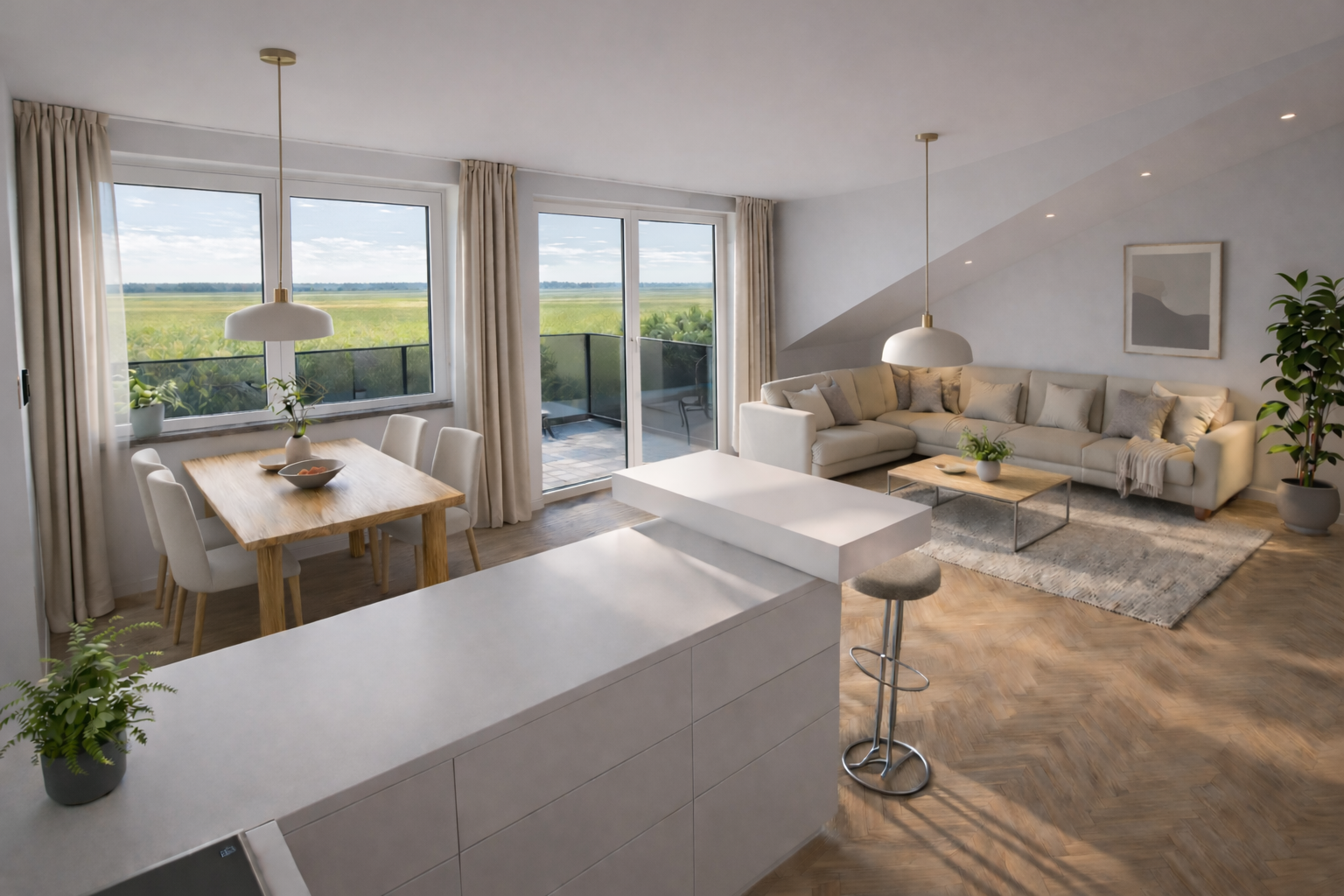 
4-Zimmer-Wohnung · DG