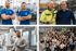 Vier Bilder: Zwei Männer im Büro, zwei Männer auf einer Baustelle, ein Mann an einer Maschine, eine Gruppe jubelnder Menschen.