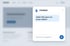 Chatbot-Fenster mit der Nachricht "Hallo! Wie kann ich Ihnen helfen?" und Eingabefeld.