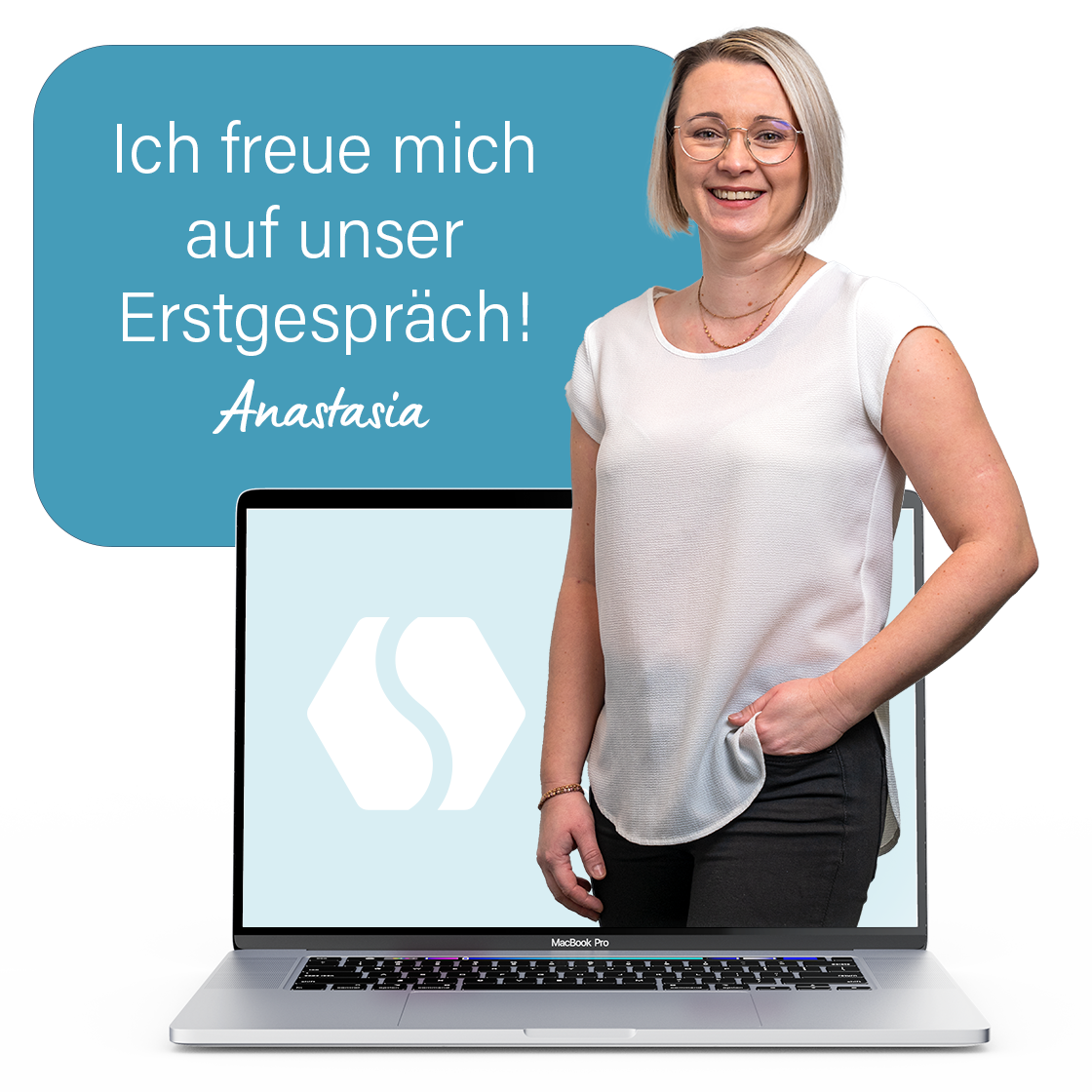 Ansprechpartnerin freut sich auf das Erstgespräch