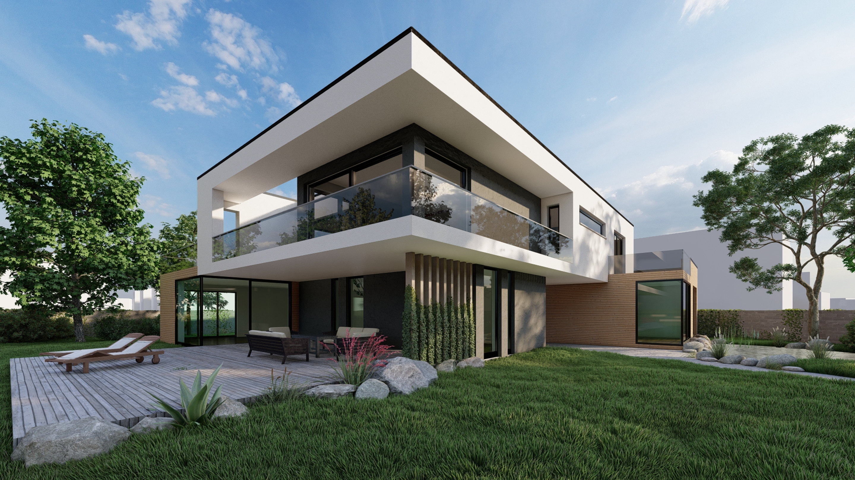 Modernes Architekturprojekt