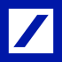 Blauer Schrägstrich auf grünem Quadrat mit blauem Rahmen.