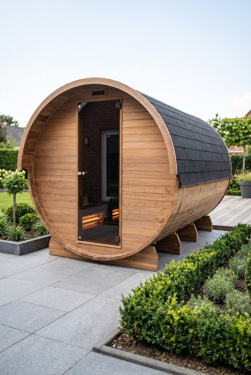 Barrel Sauna Image 1