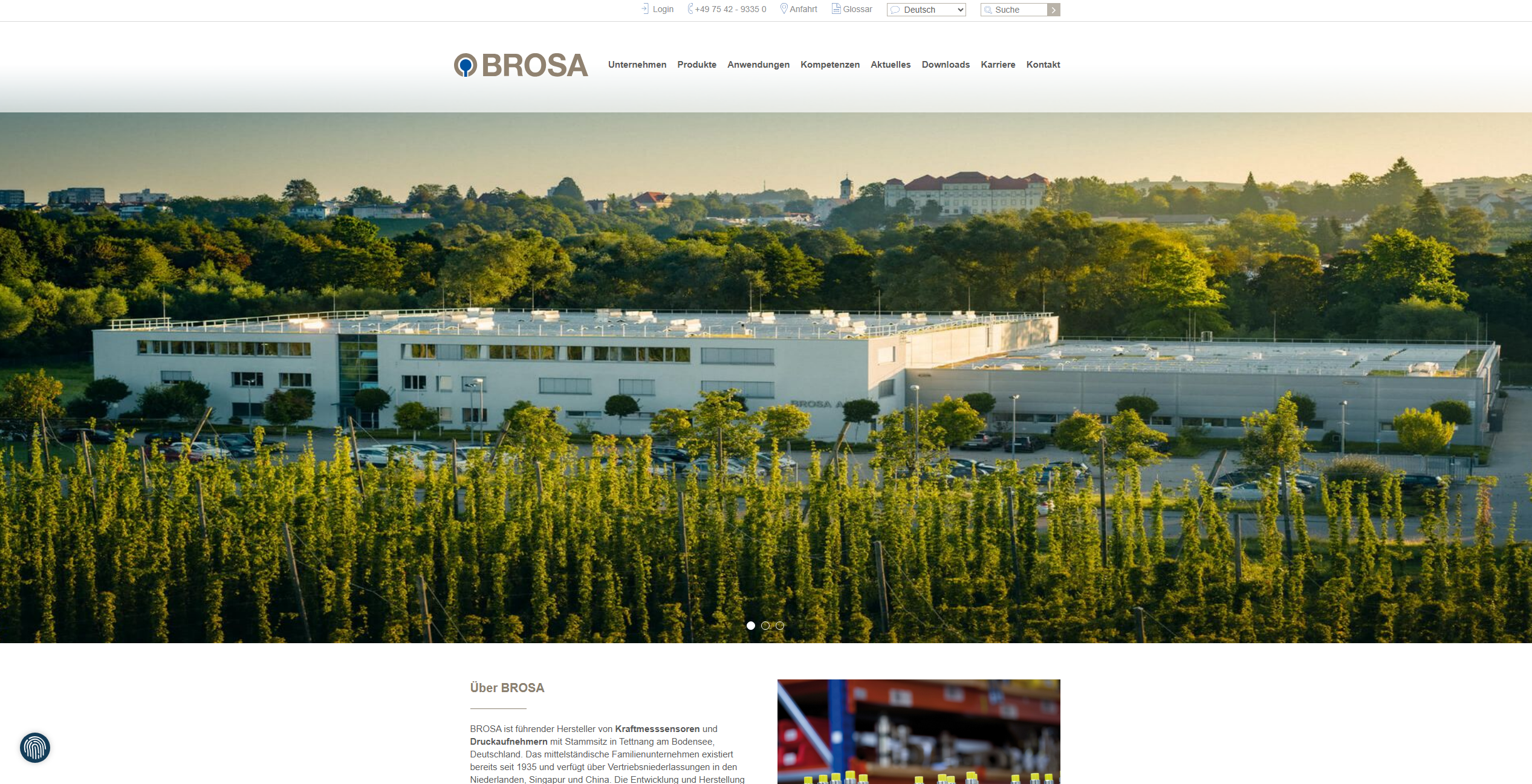 TYPO3 Website BROSA GmbH