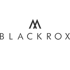 Blackrox Logo auf grünem Hintergrund, mit einem stilisierten „M“ über dem Namen.
