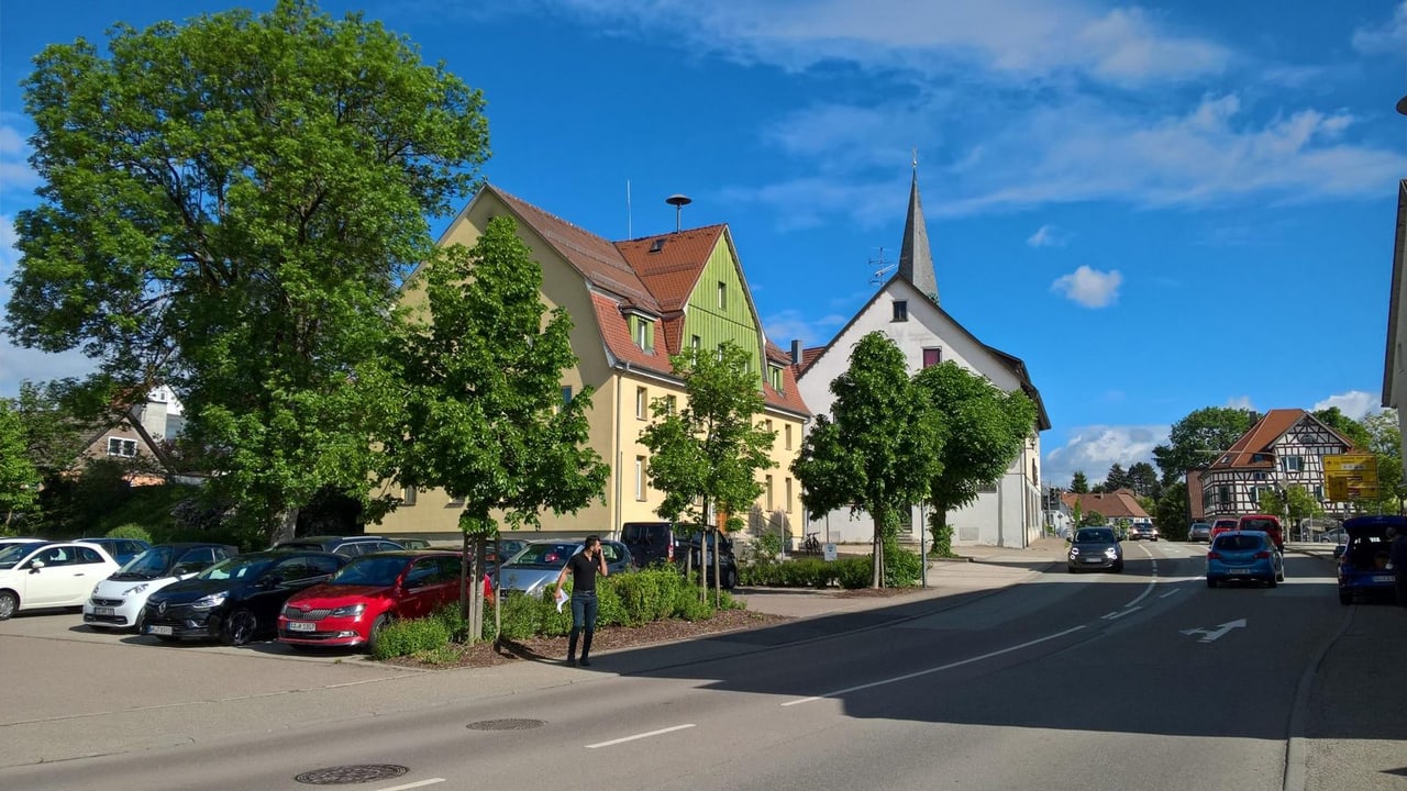 Ortsmitte von Gschwend im Ostalbkreis