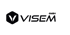 Logo von Visem mit schwarzem Text und einem sechseckigen Symbol.