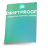 Green and blue Driftproof Operator Control Center book with a white plus sign logo.