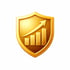 Goldenes Schutzschild als Symbol für langfristigen Werterhalt und Stabilität