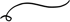 Handgezeichnete geschwungene Linie