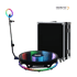 360 Video Booth mit Glasboden und Infinity Design