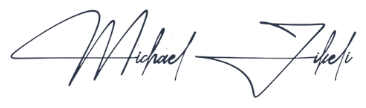Unterschrift von Michael Zikeli