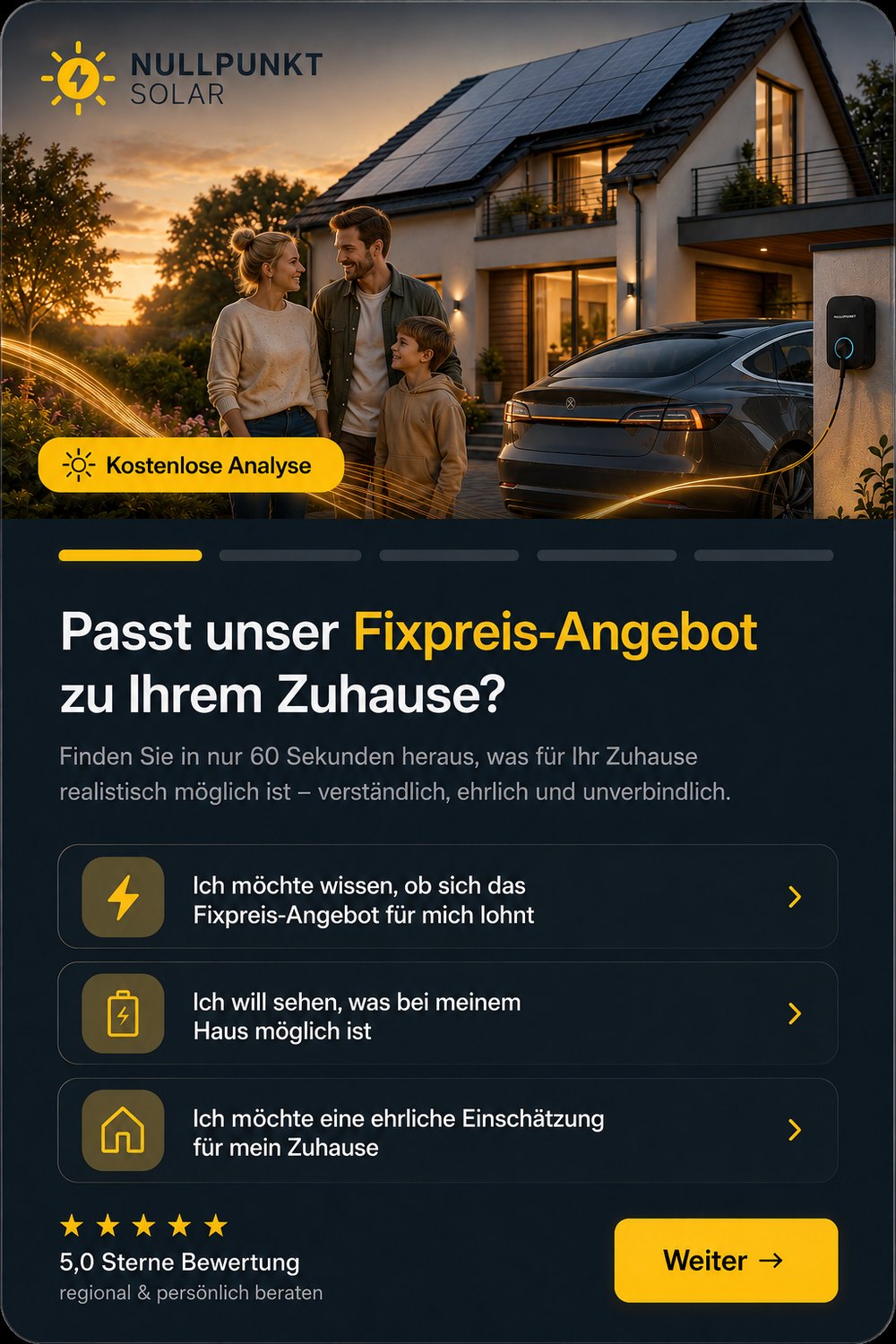 Nullpunkt Solar – Kostenloses Dachangebot anfordern