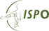 Grünes ISPO-Logo mit einer stilisierten menschlichen Figur und dem Text "ISPO".