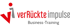 Logo with red "vi" and "verRückte impulse" text, below which is "Business-Training".