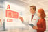 Ein Apotheker präsentiert einer Frau ein digitales Apotheken-Interface mit prominentem Apotheken-A-Logo und sichtbaren Patientenprofilen. Darstellung von moderner Kundenberatung, digitaler Transformation und personalisiertem Service im Apothekenbetrieb. Ideal für Blogbeiträge über Digitalisierung in Apotheken, Kundenbindung, individuelle Gesundheitsberatung, Marketingstrategien, Prozessoptimierung und Rentabilität. Symbol für innovative Apothekenführung, patientenzentrierte Services und effiziente Arbeitsabläufe.