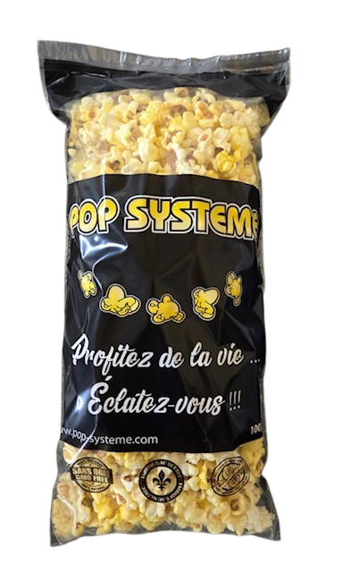 Sac individuel de popcorn au beurre Pop Système