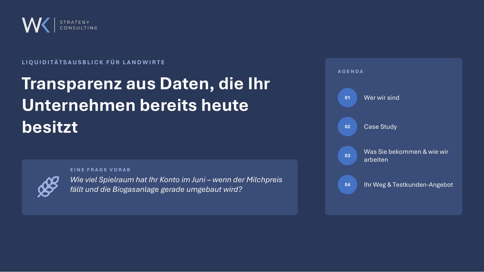 Unser Angebot im Überblick – Seite 1