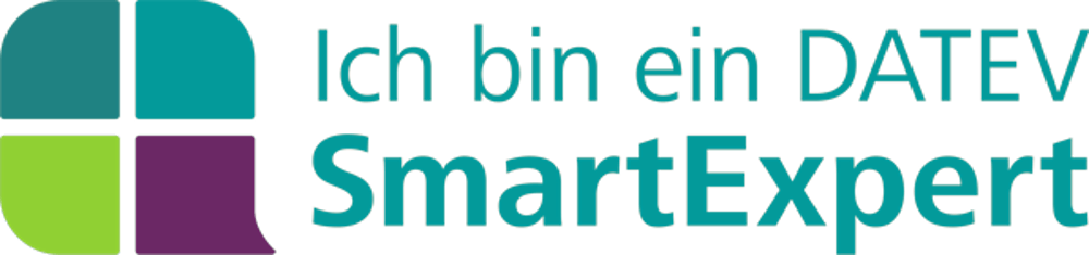 Mitglied der DATEV SmartExperts – Auszeichnung für geprüfte digitale Kompetenz in der Steuerberatung.