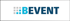 Logo: BEVENT mit einem Gittermuster aus blauen und grauen Quadraten davor