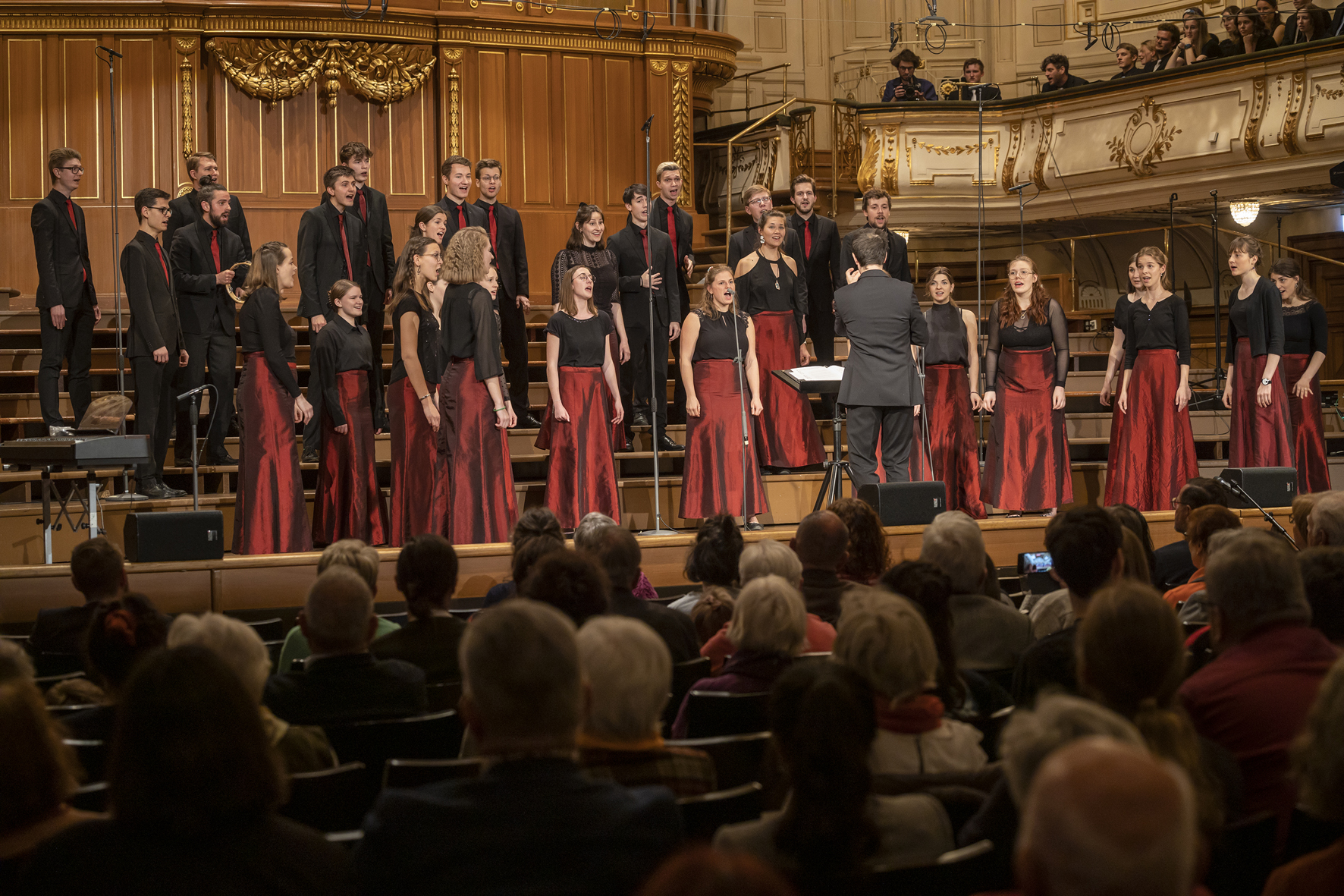 Cantanima, the Styrian state youth choir, at the state youth choir concert, Voices of Spirit 2023, Graz