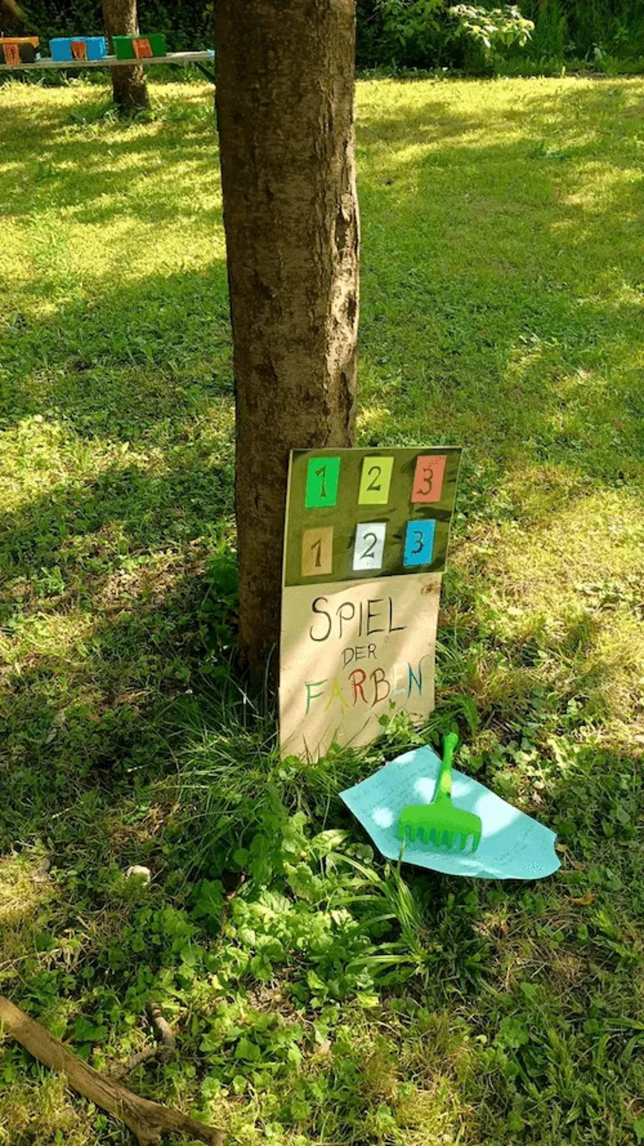 Buntes Spiel der Farben in der Kita Wunderkiste