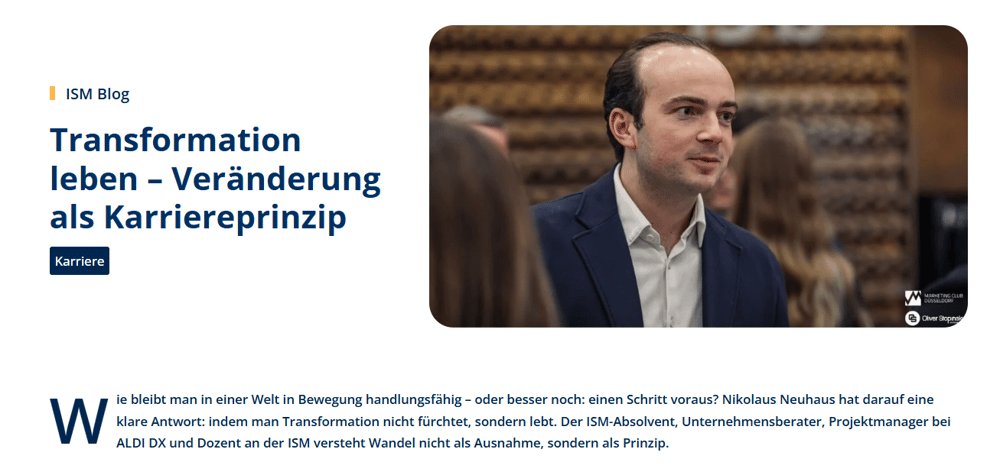 Transformation leben – Veränderung als Karriereprinzip