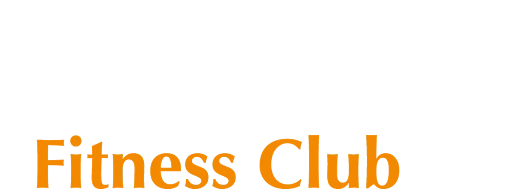 Juka Dojo Fitness Club Logo mit dunkelgrauem Text oben und orangefarbenem Text unten.