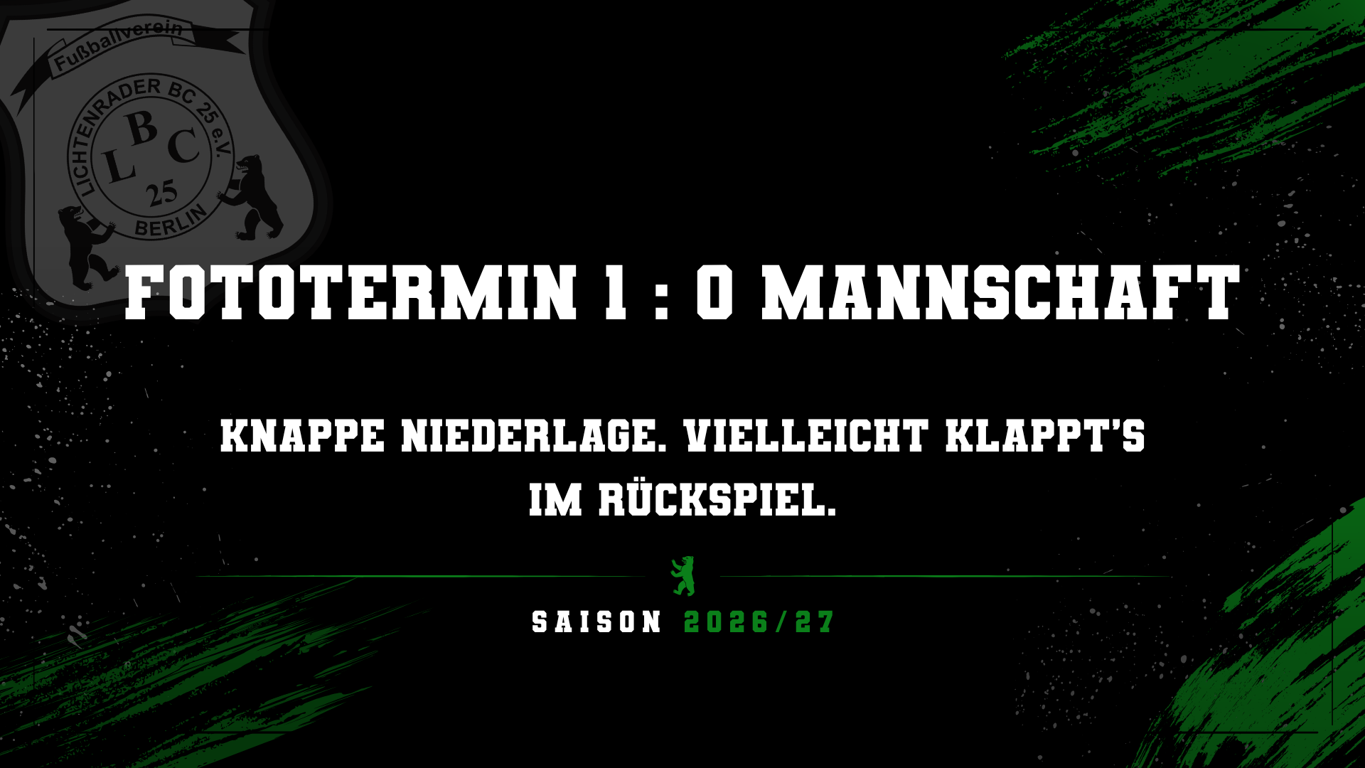 Die Herren Ü32 des Lichtenrader BC 25