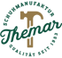 Rundes Logo mit braunem Hammer, Schriftzug "Themar" davor, umrandet von "SCHUHMANUFAKTUR" und "QUALITÄT SEIT 1983".