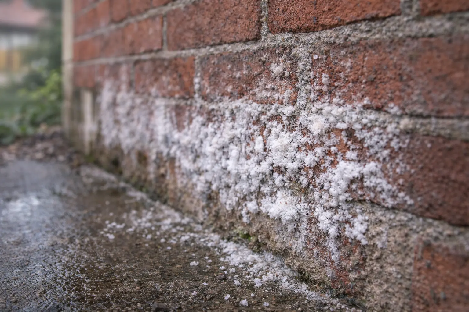 Salpeter Ausblühungen