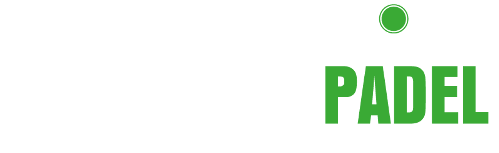 Logo mit dem weißen Text "KARRIERE" und dem grünen Text "PADEL", durch einen weißen Graphen getrennt.