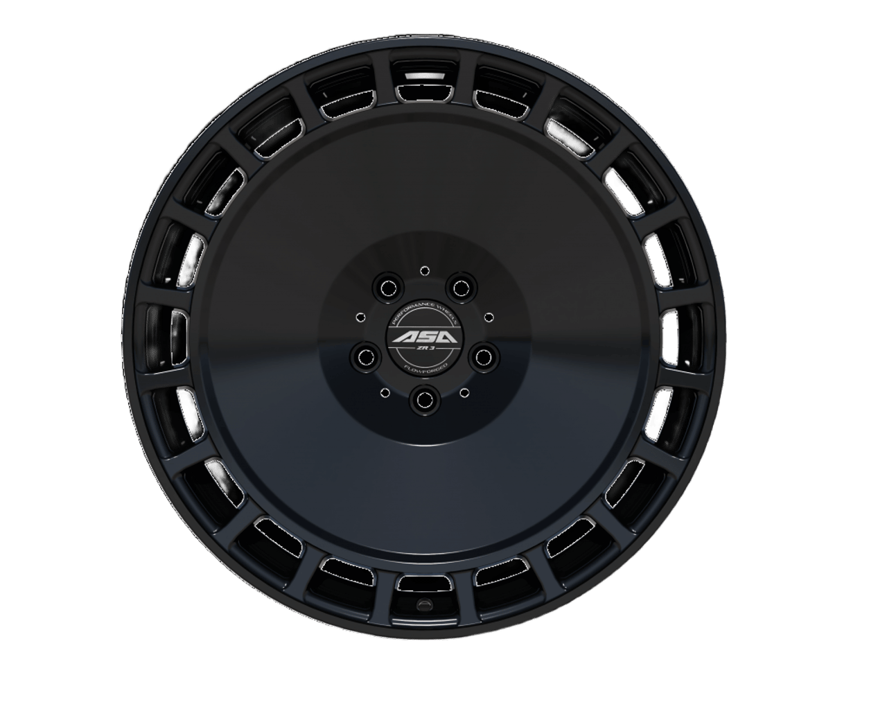 ASA ZR3 Performance Felge in Black Glossy