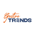 „Gastro Trends“ Logo in Orange und Blau.