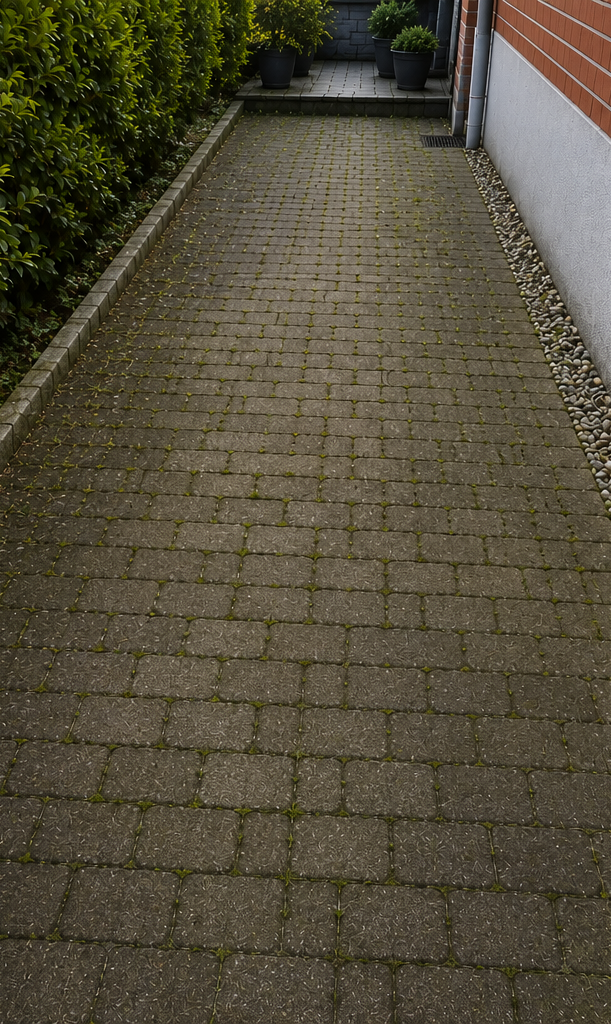 Pflasterarbeiten vorher