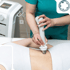 Shockwave therapy applied to abdomen for non-invasive treatment