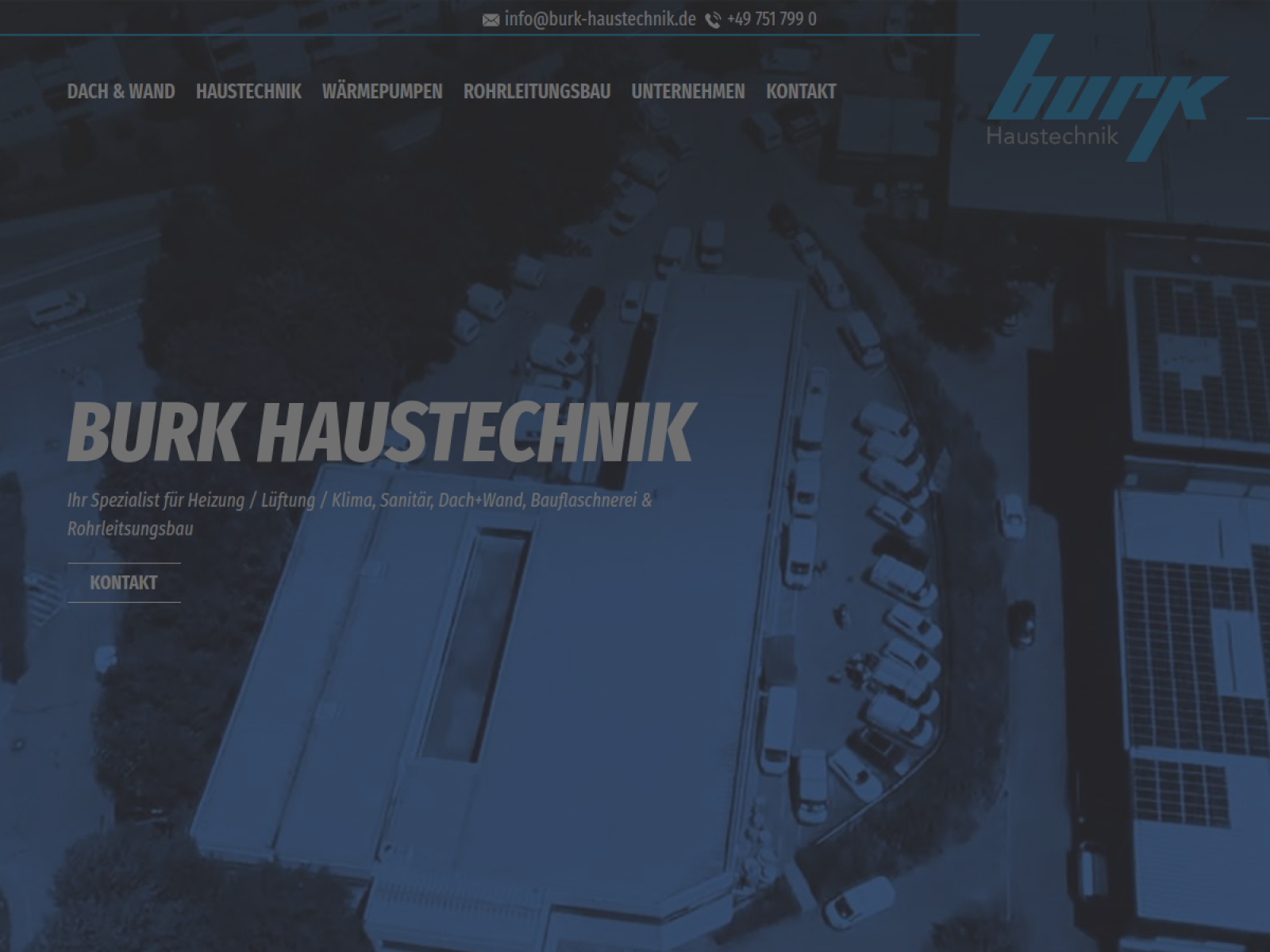 TYPO3 Website Firmengruppe Burk