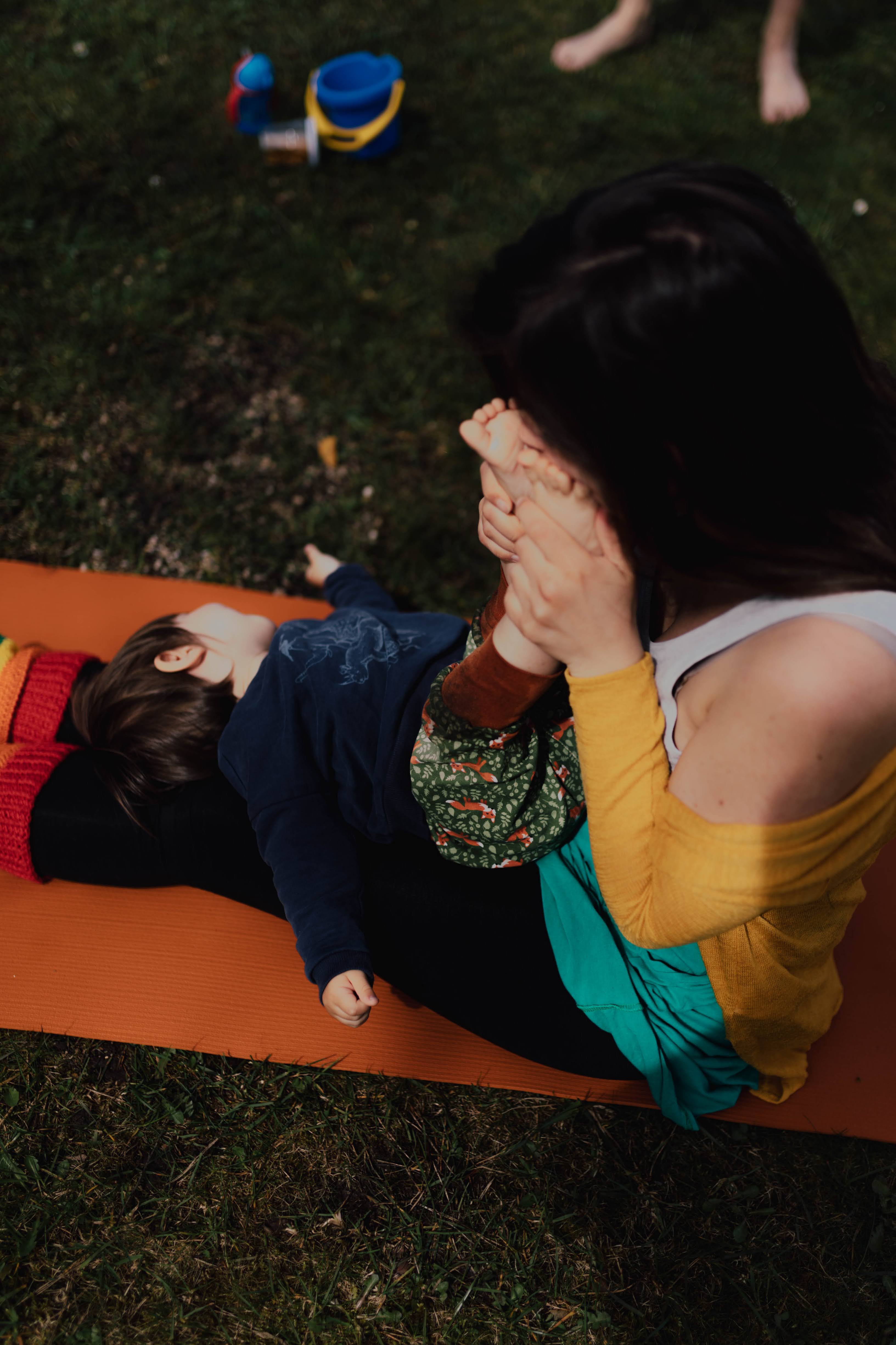 Eltern-Kind-Yoga mit Riccarda