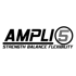 AMPLI5 Logo mit den Worten "STRENGTH BALANCE FLEXIBILITY" darunter.