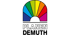Logo mit einem farbigen Regenbogen-Halbkreis und den Wörtern "PLANEN DEMUTH" darunter.