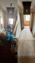 Flur eines Hauses vor und nach der Entrümpelung