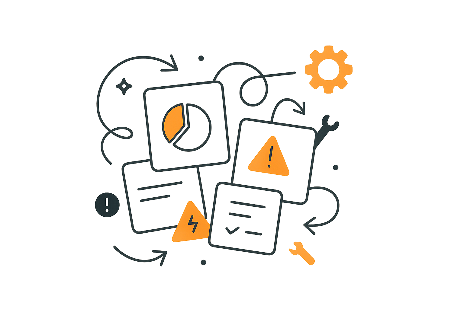 Chaos – manuelle Prozesse & Papier