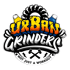 Videoproduktion TN Production - Logo Urban Grinders mit Hanteln, zwei Hämmern und Schraubenschlüsseln und dem aufschrift NOT JUST A WORKOUT
