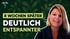 Histamin Detox Erfahrung - Blonde Frau lächelt vor grünem Hintergrund mit Äskulapstab und Text "LEBEN ZURÜCK IN 8 WOCHEN".