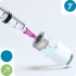 Syringe drawing medicine to treat auto accident injury